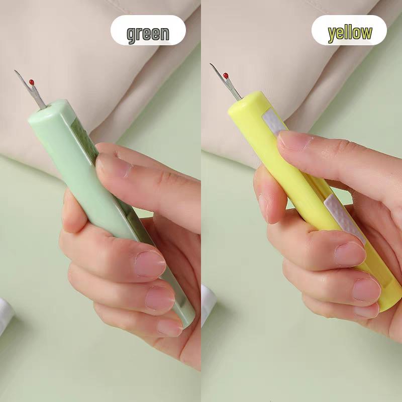 Dual Needle Threader & Seam Ripper: Double-Headed Tool for Easy Sewing and Threading