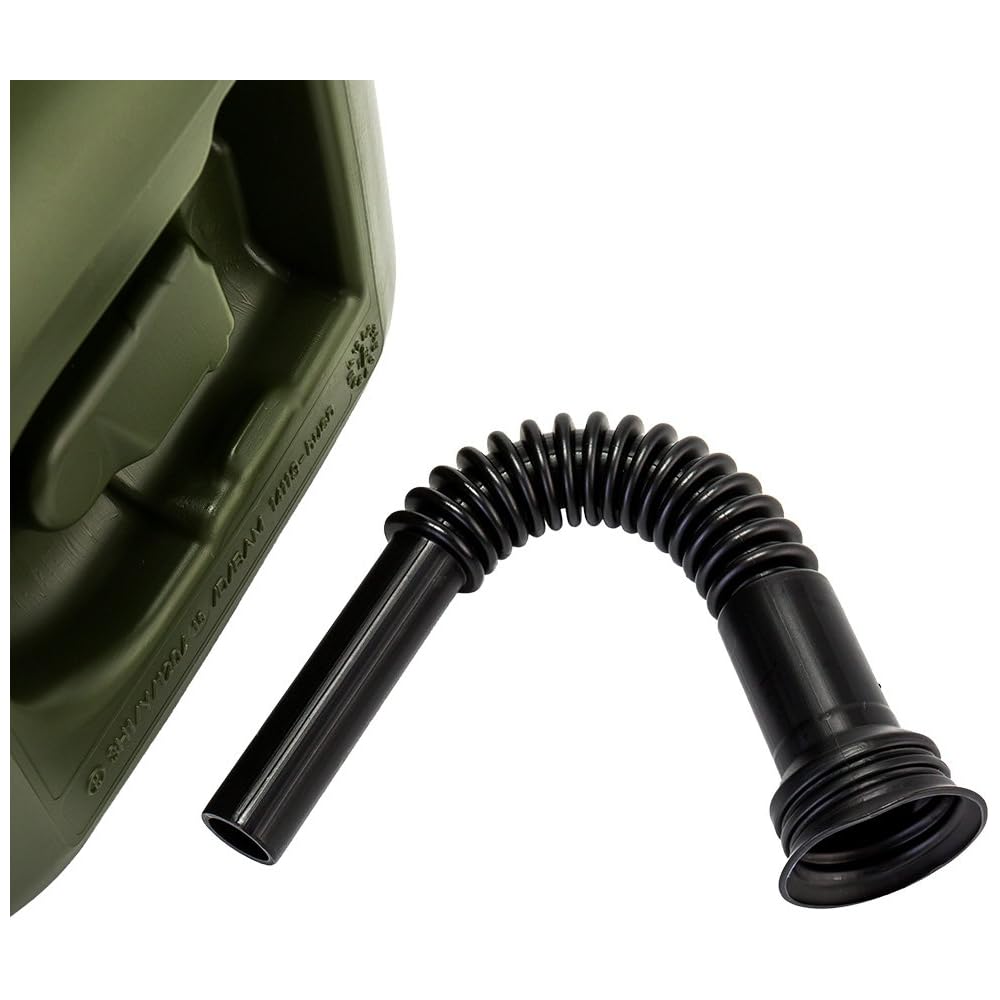 Hunersdorff Fuel Can Pro 5L Olive Poly Tank Water Tank Outdoor Camping Canister