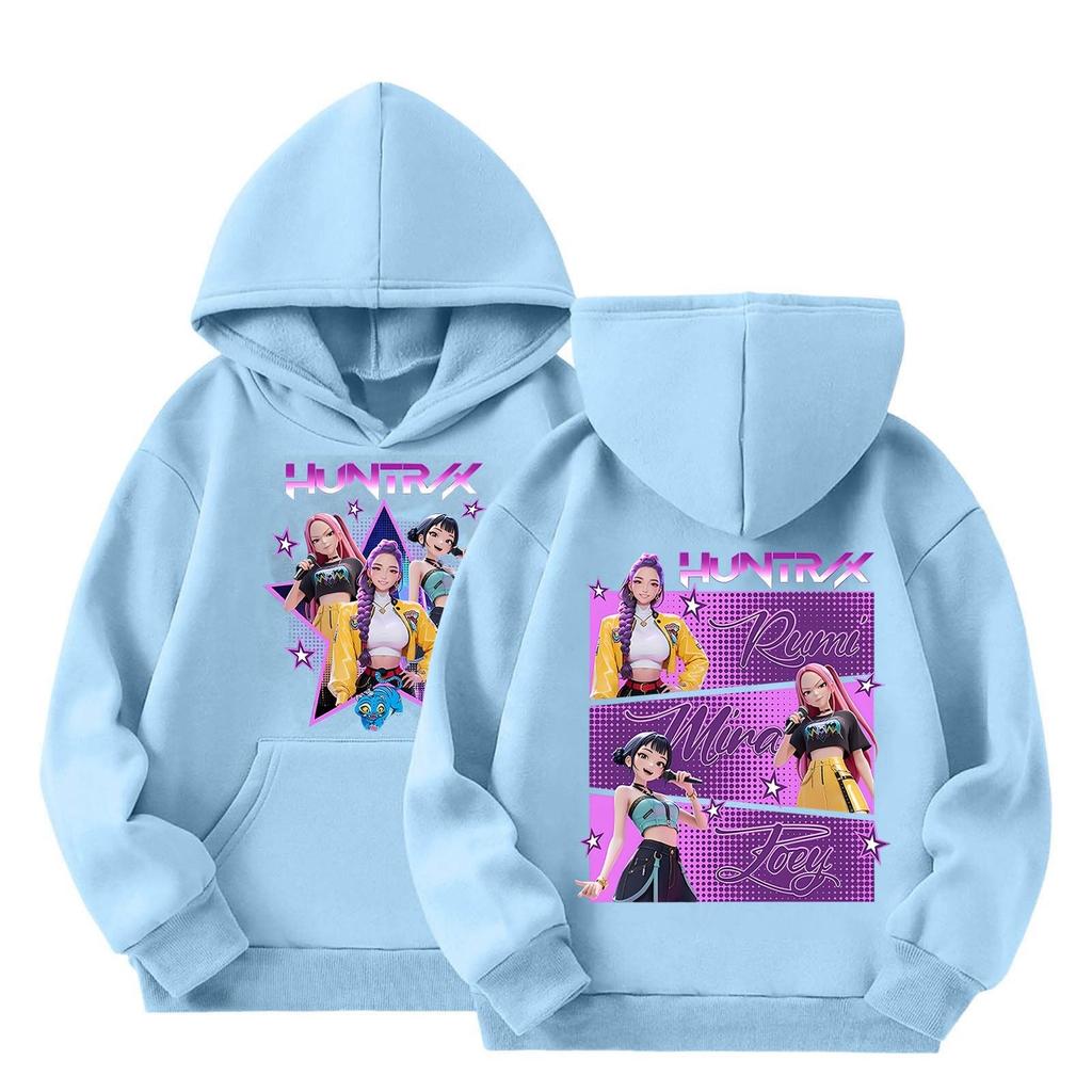 Cute Hoodies For Teen Children Trendy Preppy Hooded Sweatshirts Oversized Long Sleeve Shirts Clothes For Children