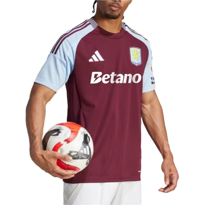 Men's Adidas Free Shipping With AdiClub Aston Villa Fc 24/25 Home Jersey