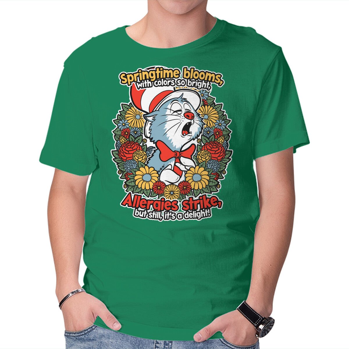 Unisex Crew Neck T-Shirt Dr Cat Spring Graphic Short Sleeve Casual Tee XXXXL