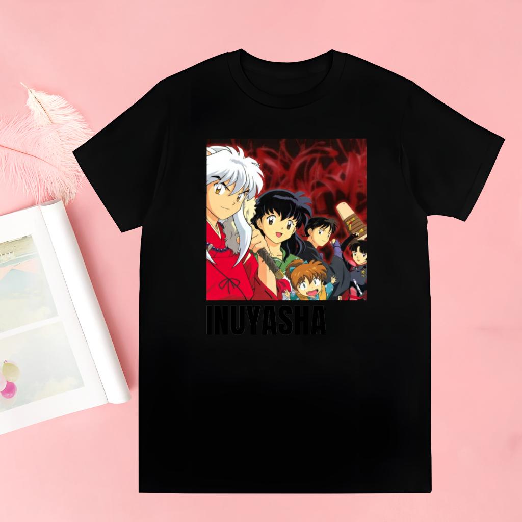 inuyasha New Men T Shirt Fashion Print Tshirt Summer Mens Novelty Short Sleeve T-shirt Men Funny Tops