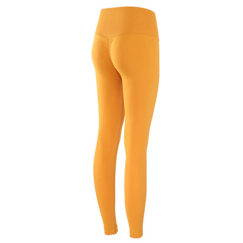 European & American High Waist Peach Lift Yoga Pants - Women's Sexy, High Elasticity, Tight Sportswear