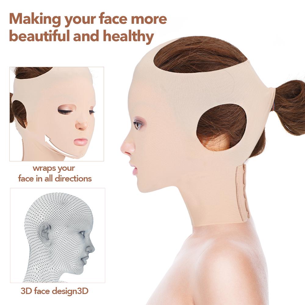 3D Reusable Face Slimming Bandage V Line Face Shaper Facial Lifting Mask Chin Cheek Lift Up Belt Anti Wrinkle Strap Skin Care