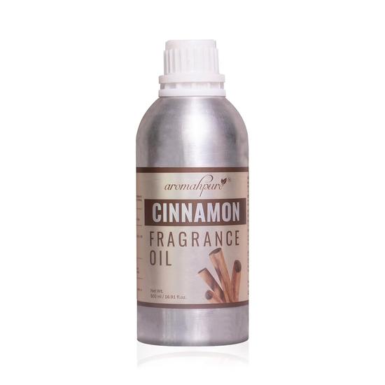 

Aromahpure Cinnamon Aroma Oil | 500ml Undiluted & Natural | Long-Lasting Scent for Aromatherapy, Candle & Soap Making, Diffusers, Room Freshener 500ML