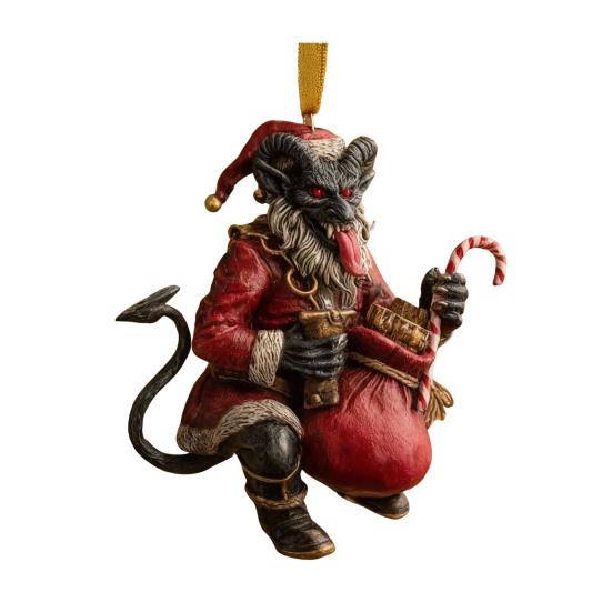 Christmas Ornaments Scary Folklore Xmas Tree Hanging Decoration Horror 2D Acrylic Ornaments for Xmas Tree Holiday Party Decoration