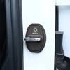 LQLT3 2/4pc Car Door Mute Damping Cushion Silicone Door Lock Buckle Door Protective Cover For Skoda Rapid Fabia 1 2 Karop Kamiq Superb