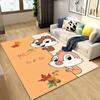 1pc Chip and Dale Pattern Area Rug Soft Flannel Floor Mat for Living Room,Office,Bedroom and Carpet