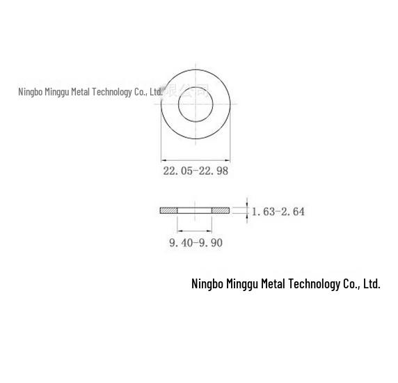 1/2 Inch 316 Stainless Steel Narrow Type Flat Washer, Large SAE/USS Flat Washer