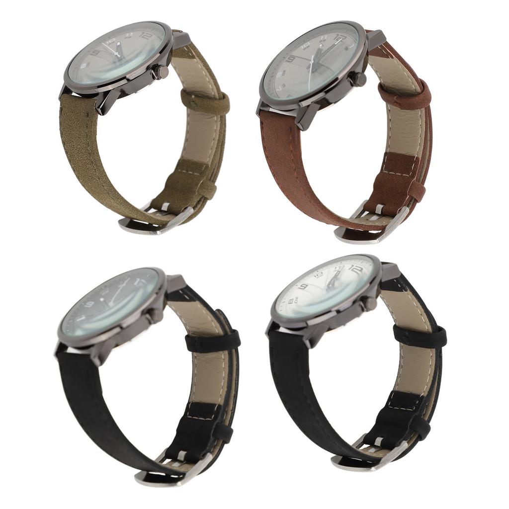 Ceas de Mână pentru Bărbați Casual Analog Cuarț Dată Minimalist Ceas Fashion cu Curea din Piele PU pentru Birou Afaceri