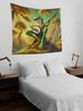 Banjo Frog Wall Tapestry Funny Cute Animal Wall Hanging for Bedroom Dorm Home Decor