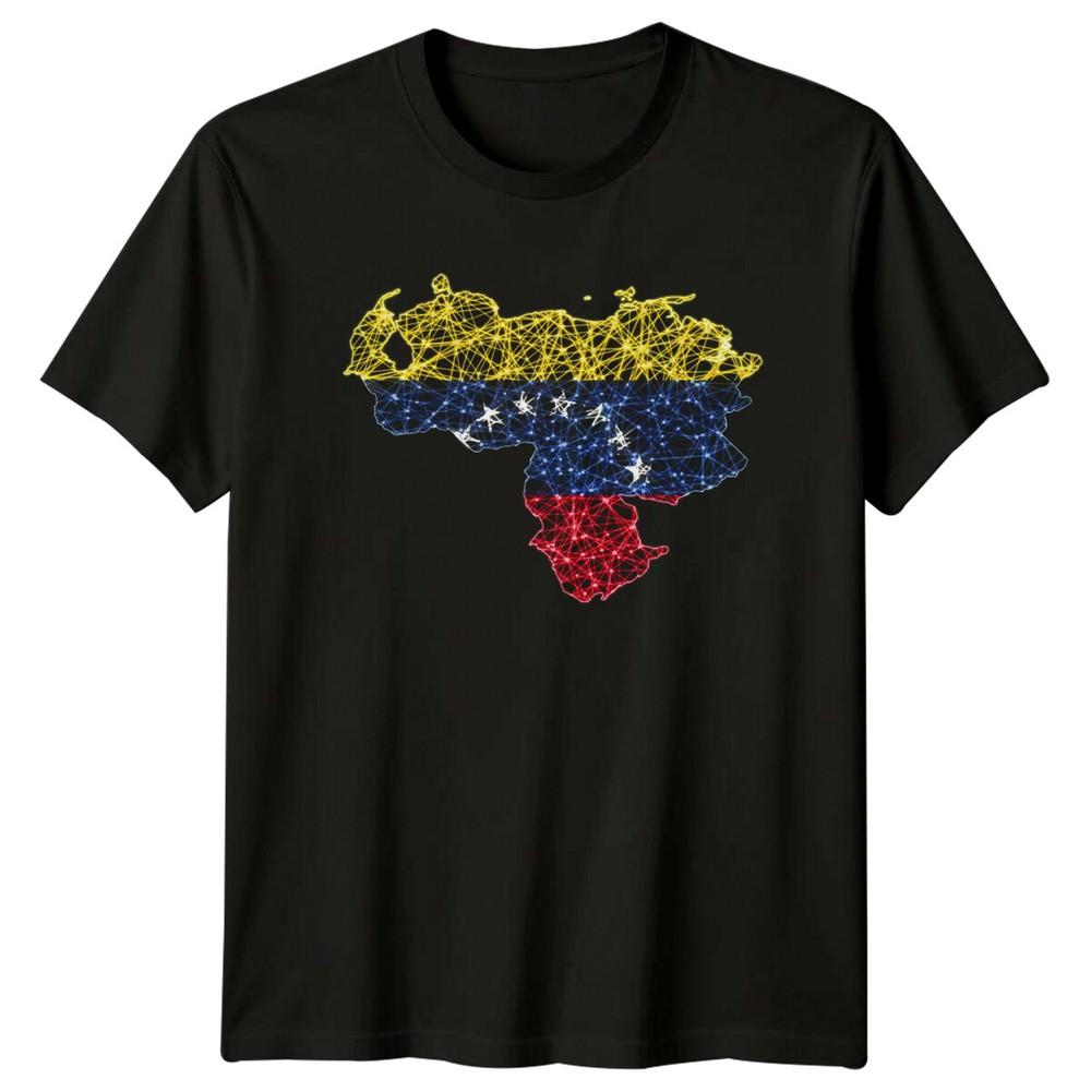 

Venezuela Map Travel Mens T-Shirt Womens Tee Graphic Unisex Design 2XL