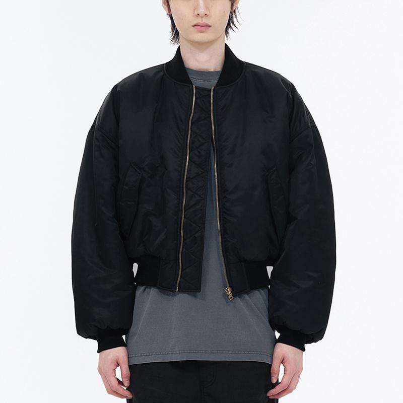 WE11DONE Zip-up Bomber Jacket WD-JP0-24-102-U-BK