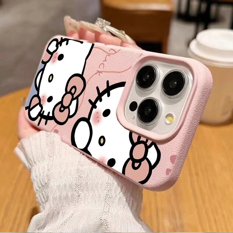 Kawaii Hello Kitty Phone Case For Samsung Galaxy A57 5G A55 A54 A07 A06 A15 A54 A53 A37 A32 A23 A34 A35 A36 A05 A73 5G Casing