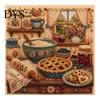 Therapeutic Creative Projects Vintage Room Diamond Painting Kit, DIY Art with Cozy Cottage Scenes, Interior Design Wall Complete Tools Set for