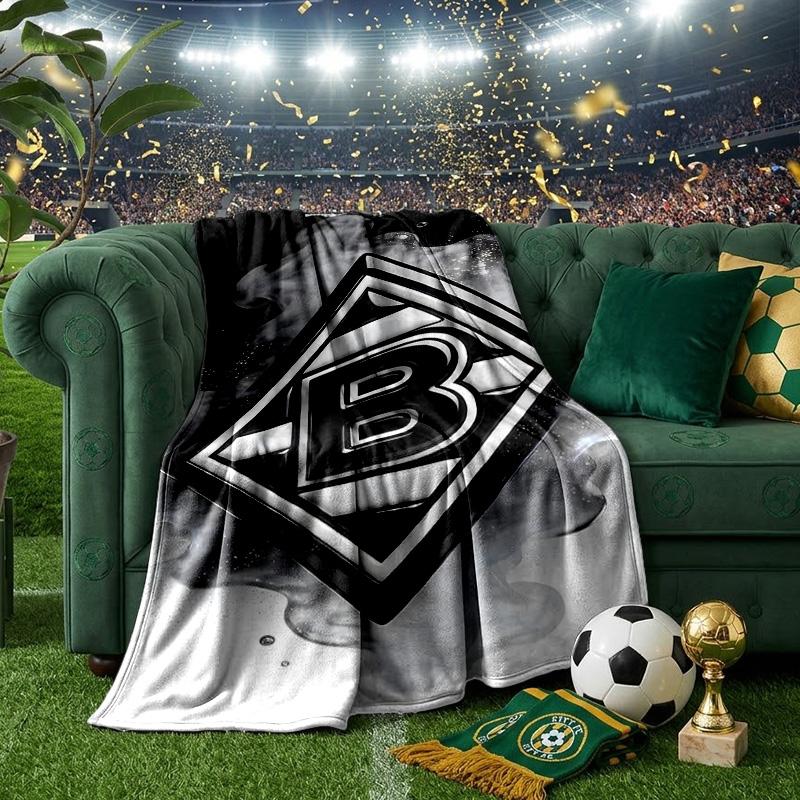 Coperta Borussia Verde Nera Leggera Coperta Ideale per il Letto Perfetta per Viaggi, Campeggio, Soggiorni, Uffici, Divani, Regalo di Natale per Fan