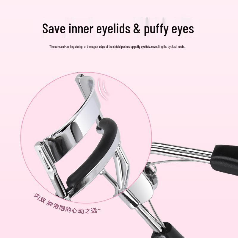 Sunflower Macaron Eyelash Curler: Long-lasting, Beginner-Friendly, Portable Stainless Steel Curler