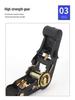 Plastic Coated Polyester Ratchet Straps - Hookless Cargo Tighteners & Luggage Rack Fasteners
