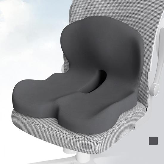 L-Shaped Integrated Seat Cushion Memory Foam Cushion with Lumbar Support Back And Seat Cushion for Tailbone Pain Relief Car Seat Office Chair