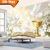 Christian Faith Backdrop, Bible, Chalice and Doves with White Flowers for Religious Ceremony Decor