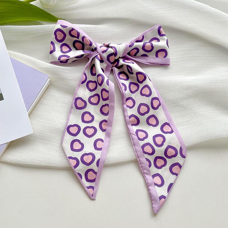 New Luxury Narrow Short Woman's Silk Scarf Hair Strip Silk Ribbon Small Neck Scarves Bag Handle Ribbon Scarf Kerchief Lady Tie
