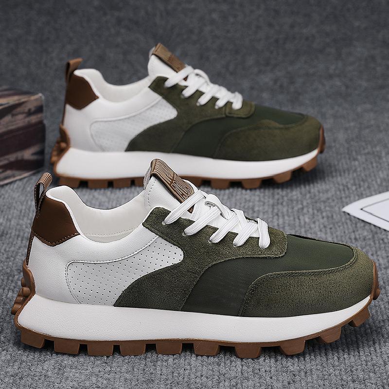 Men's Shoes Trendy Versatile Casual Sports Teenagers Anti Slip Thick Sole With Added Forrest Gump High Dad Running