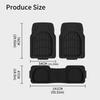 Extra Thick Vehicle Floor Liners Waterproof Car Mats Cutting Design Not  Slip strong Interior Accessory for Vehicles