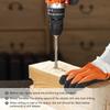 17Pcs High Strength Eccentric Drill Bit Set 6-150mm Universal Anti-Slip Bits Durable Magnetic Drilling Tool for Concrete Glass