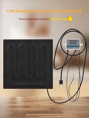 Almofada Aquecedora USB Fenipate para Animais de Escalada Aquário Répteis Pássaros Termostato com Controle Automático de Temperatura Constante