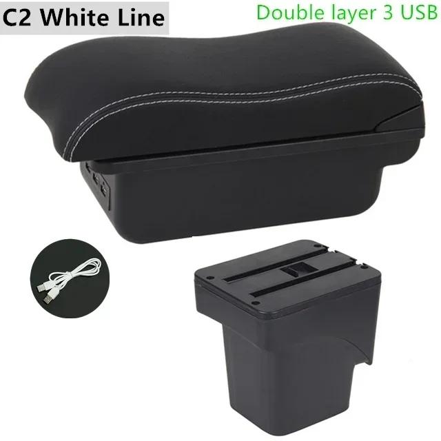 Armrest Box For Ford Focus 2 Mk2 2005 2006 2007 2008 2009 2010 2011 Arm Rest Center Console Modification Retrofit Parts