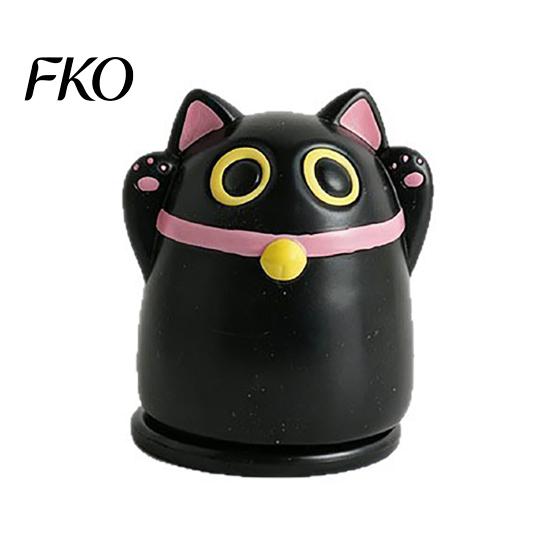Toothpick Holder with Cover Black Fortune Cat Large Capacity Dust-Proof Covered Storage Box Kitchen Dispenser Container Lid чёрный