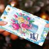 5D Gem Art Girl Ornament Greeting Card - Diamond Painting Decoration for Home or Office