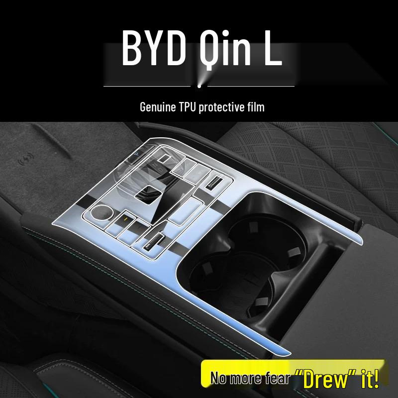 BYD Qin L-Dmi Dashboard & Screen Protective Film for Interior Modification