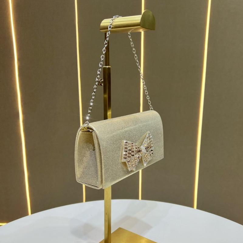 Bows Handbag, Banquet Handbag, High-end Single Shoulder Bag, Crossbody Evening Bag