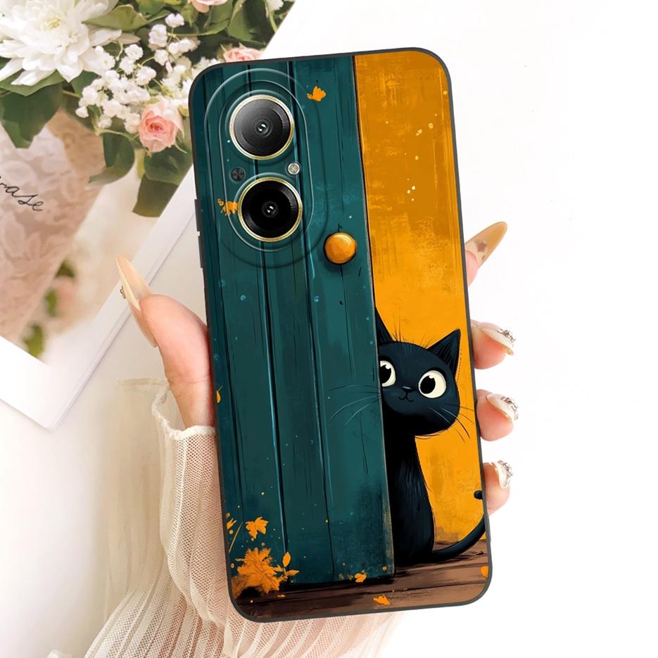 For Realme C67 4G Case RMX3890 Cute Rabbit Cartoon Cover Soft Silicone Case For Realme 12 Lite C 67 RealmeC67 4G Back Cover Bags