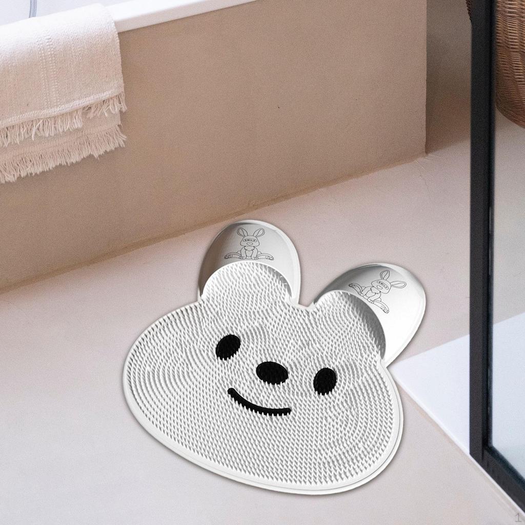 Fuß , Silikon Rücken Reiben Fußpflege, Persönliche Matte Duschschrubber Matte,