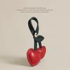 2025 Cherry Heart Bag Charm - Cute Small Ornament Accessories