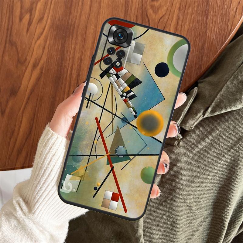 Wassily Kandinsky Abstract Case For Xiaomi Redmi Note 14 Pro 13 12 11 10 15 Pro Plus Redmi 15 C 13 10C 12C 14C 13C Cover