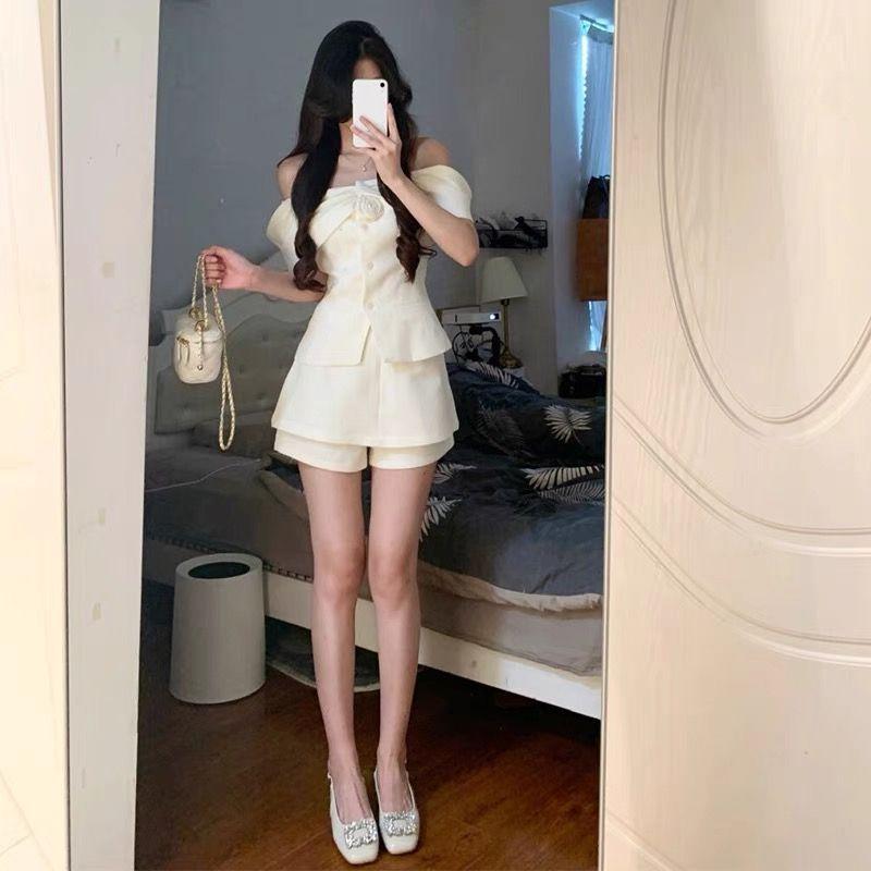 Skirt Women's Summer New Daughter Sweet and Spicy High-end Wear with Small Fragrant Style Suit Summer Wear with a Complete Set