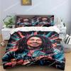 New Singer R-Reggae Bob Marley Pattern Bedding Sets Bed Supplies Set Duvet Cover Comforter Set Bedding Set Luxury Birthday Gift