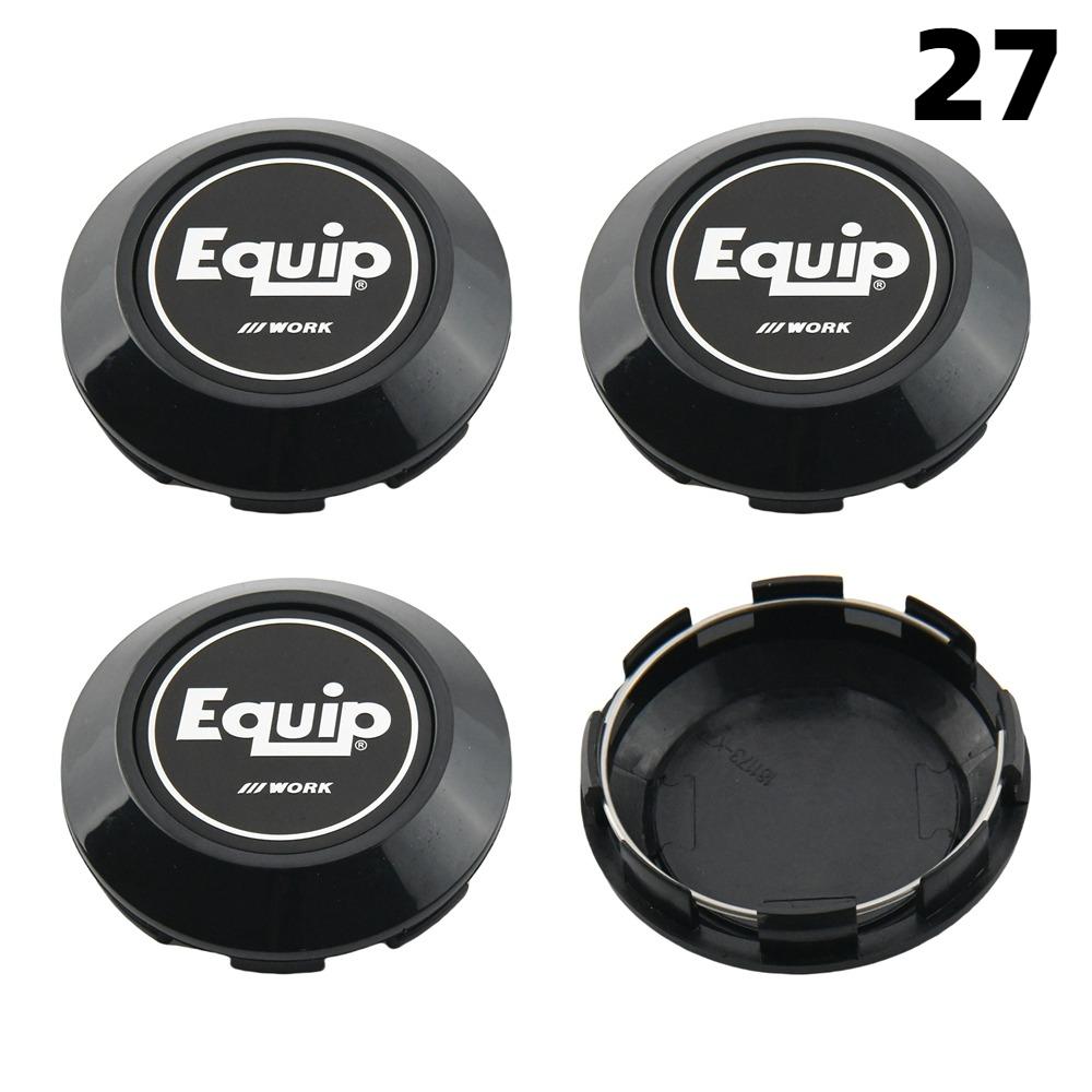4PCS OD 76MM / ID 72MM Cap For Rims WORK EMOTION EQUIP MEISTER VS Emblem Wheel Center Cap Sport Car Logo Wheel Cover Hub Caps