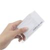 Transparent Dual Card Holder with Retractable Badge Reel and Clip Clear PS Plastic ID Card Case for Work Office Events