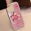 Gilded Mobile Phone Case Apple 16promax Red Check Cherry Iphone15 Electroplating 14 Suitable for Sweet Cool 11 Huawei