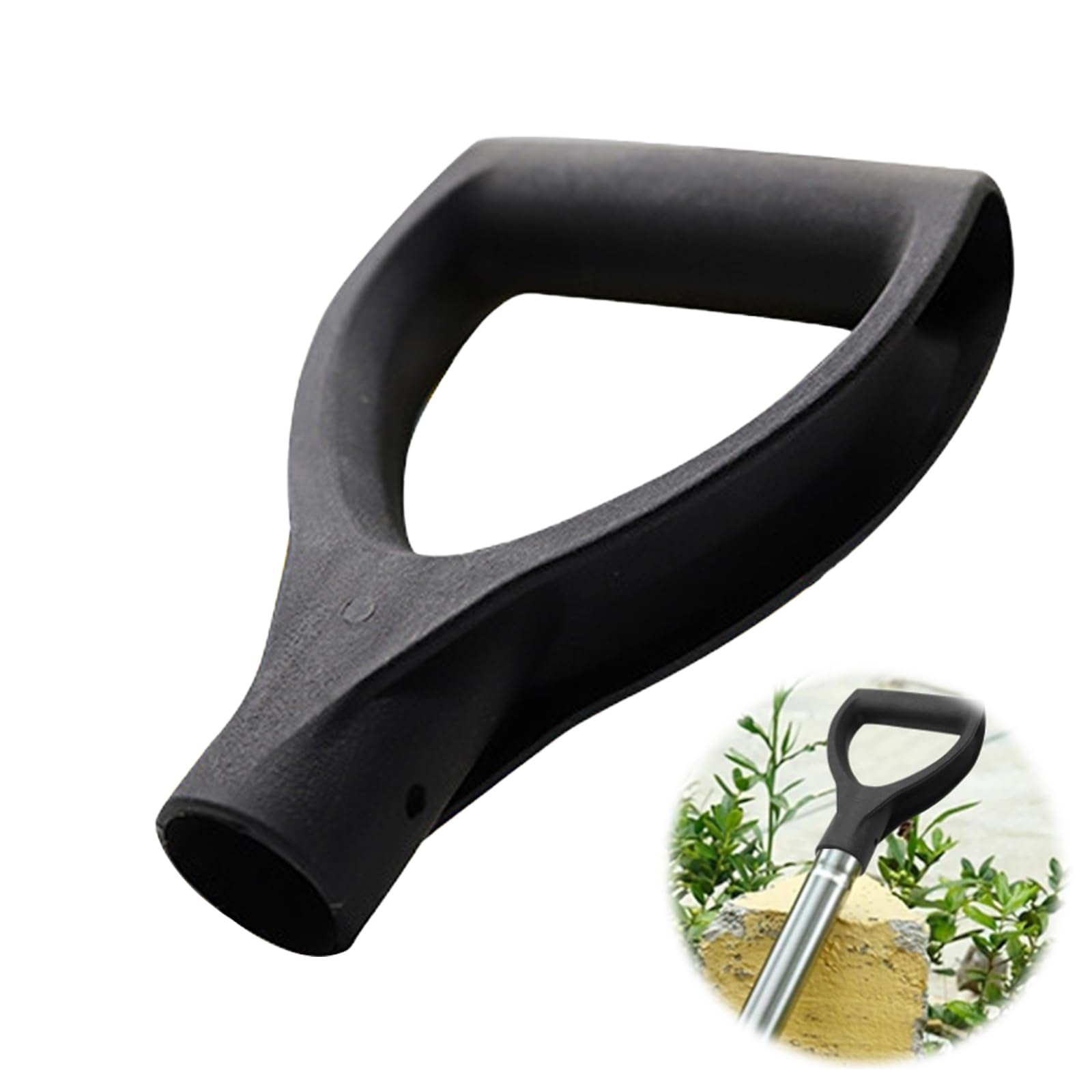 

PAVIKE 32mm Diameter Plastic Shovel Replacement Shovel Snow Scoop Shovel Handle Replacement Hand Garden Snow Digging Tool D-Grip Handle, Handle, чёрный