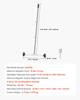 Magnetic Sweeper with Wheels, 43 cm, 4.5 kg Load Capacity, Lightweight Magnetic Pickup Sweeper with Adjustable Handle, Pick Up Nails and Screws, Easy