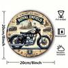 Retro Metal Painting 20x20cm Handmade Art Vintage Tin Sign Home Wall Decor