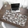 Vinyl Desk Mat with Stylish Print Openwork Structure 100X50 Cm
