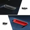 Red ABS Hood Air Conditioner Outlet Vent Trim Cover For Dodge Challenger 2009-14