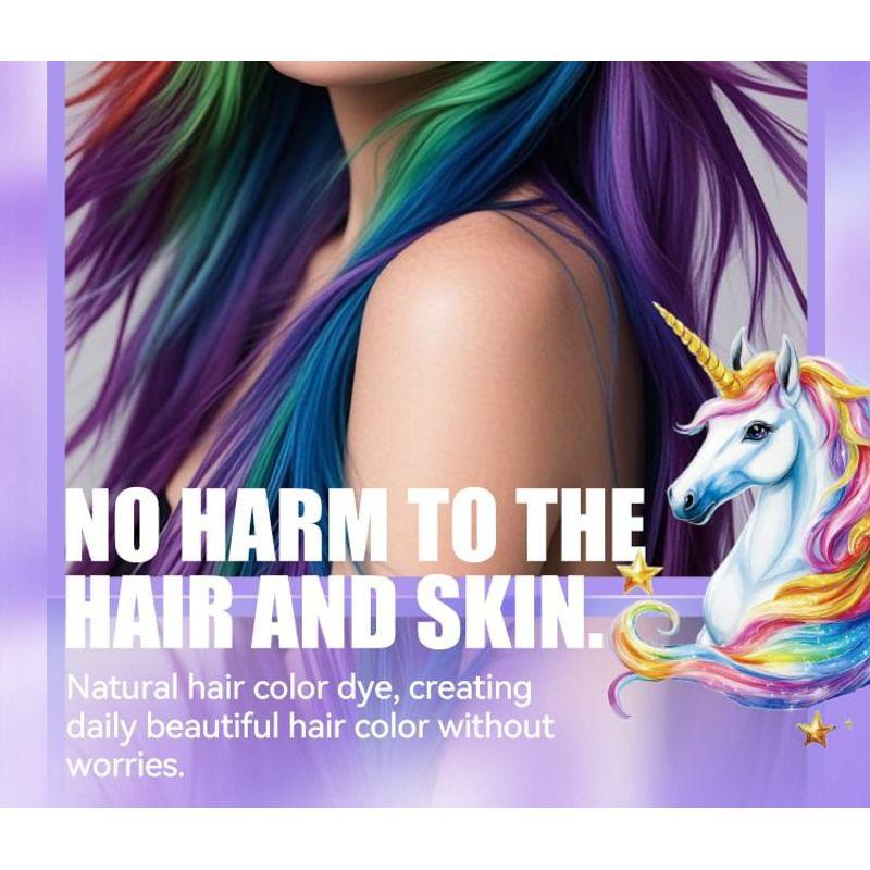 MLSMILE - Peigne Colorant pour Cheveux - 12 Couleurs