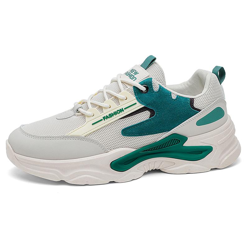 

Men s Thick-soled Casual Sports Shoes for All Seasons Outdoor Soft-soled Comfortable Running Shoes Versatile Student Sports Shoe 39 бежевый